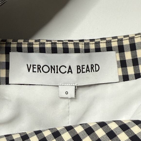 Veronica Beard Gingham Double-Breasted Vest - Picture 4 of 11